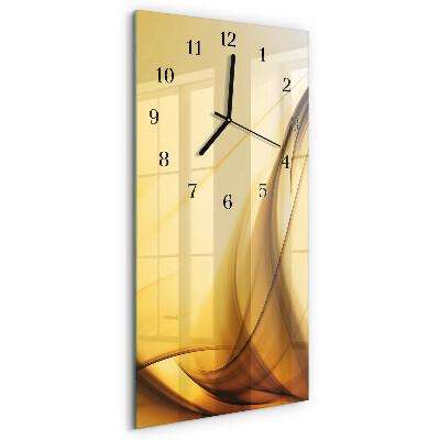 Vertical rectangular wall clock Abstraction