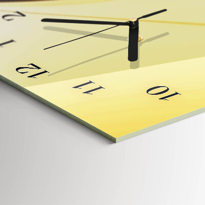 Vertical rectangular wall clock Abstraction