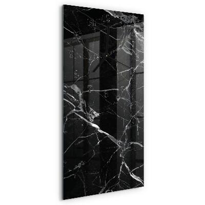 Modern vertical wall clock Graphite