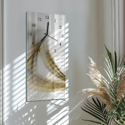 Glass clock vertical Pattern