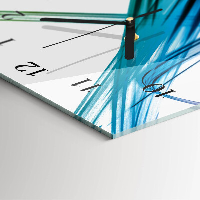 Vertical rectangular wall clock Abstraction