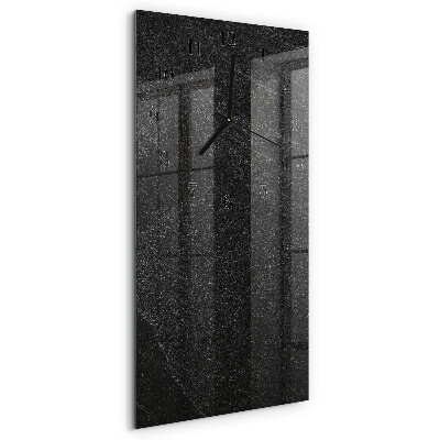 Vertical rectangular wall clock Marble