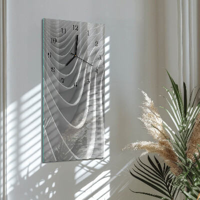 Glass clock vertical Abstraction