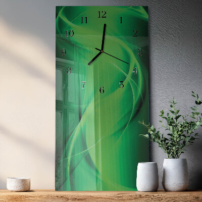 Modern vertical wall clock Abstraction