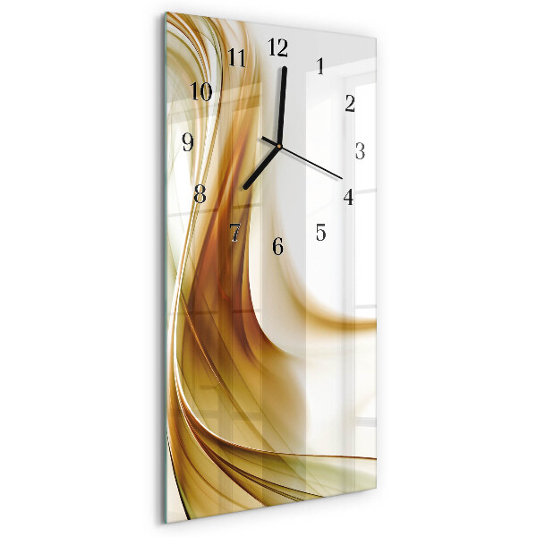 Modern vertical wall clock Abstraction