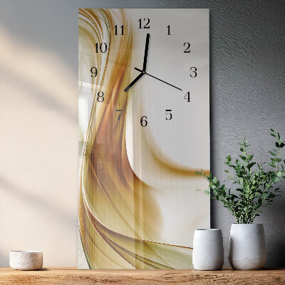Modern vertical wall clock Abstraction