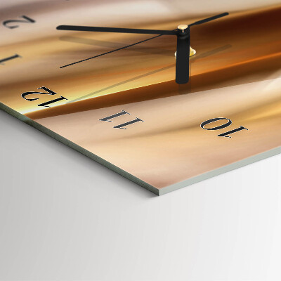 Vertical rectangular wall clock Abstraction
