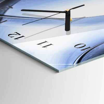 Vertical rectangular wall clock Abstraction