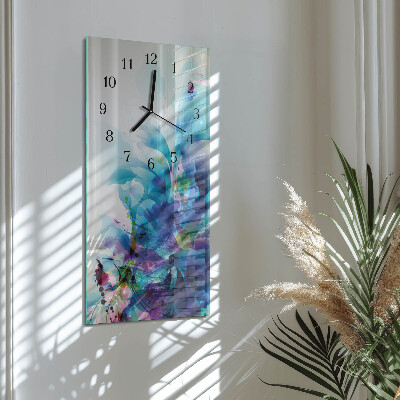 Modern vertical wall clock Abstraction