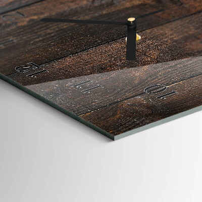 Vertical rectangular wall clock Wood