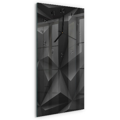 Vertical rectangular wall clock Pattern