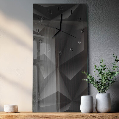 Vertical rectangular wall clock Pattern