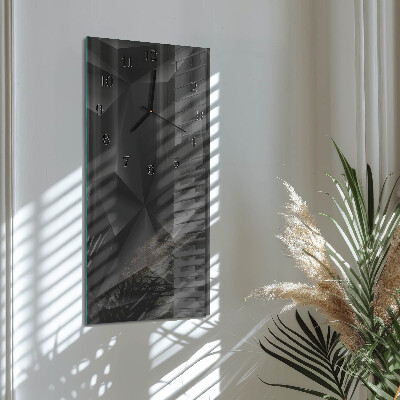 Vertical rectangular wall clock Pattern