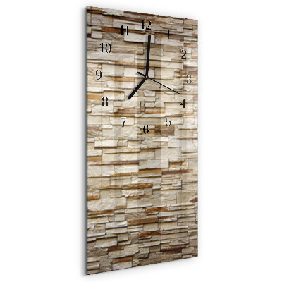 Glass clock vertical Clinker