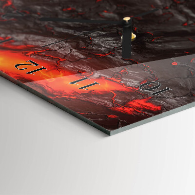 Modern vertical wall clock Lava