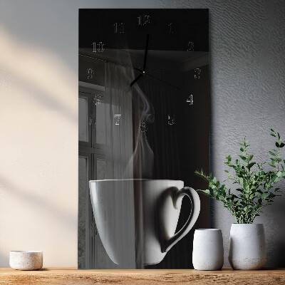 Glass clock vertical Mug