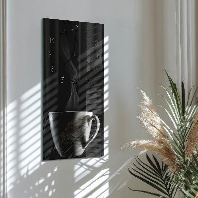 Glass clock vertical Mug