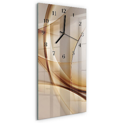 Modern vertical wall clock Abstraction