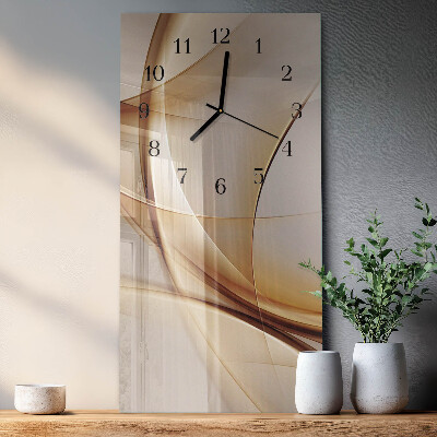 Modern vertical wall clock Abstraction