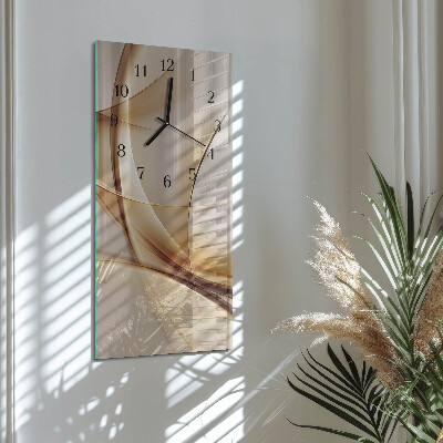 Modern vertical wall clock Abstraction