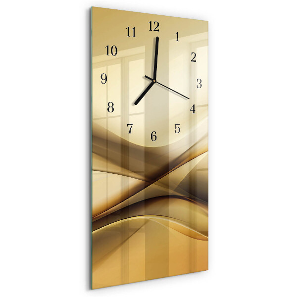 Modern vertical wall clock Abstraction