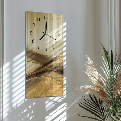 Modern vertical wall clock Abstraction