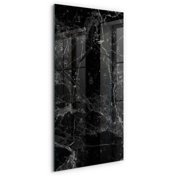 Modern vertical wall clock Graphite