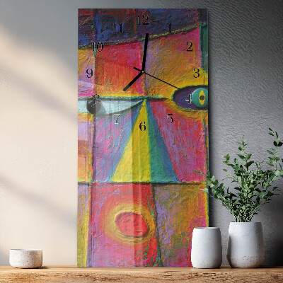 Vertical wall clock Piece