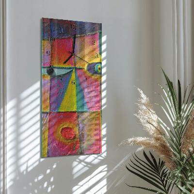 Vertical wall clock Piece