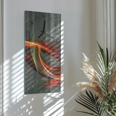 Glass clock vertical Pattern