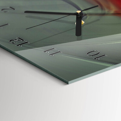 Glass clock vertical Pattern