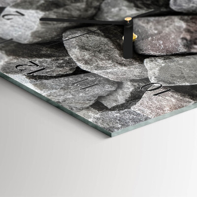 Modern vertical wall clock Stones