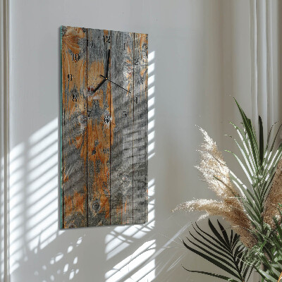 Glass clock vertical Board