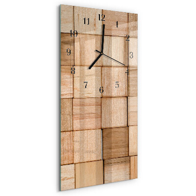 Vertical wall clock Play blocks