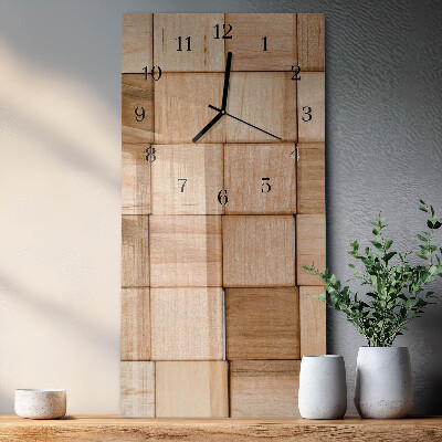Vertical wall clock Play blocks