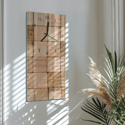 Vertical wall clock Play blocks