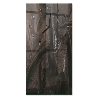 Vertical rectangular wall clock Abstract lines