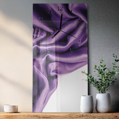 Glass clock vertical Velvet
