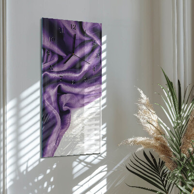 Glass clock vertical Velvet
