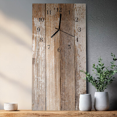 Vertical wall clock Wood