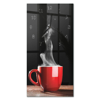 Modern vertical wall clock Abstraction
