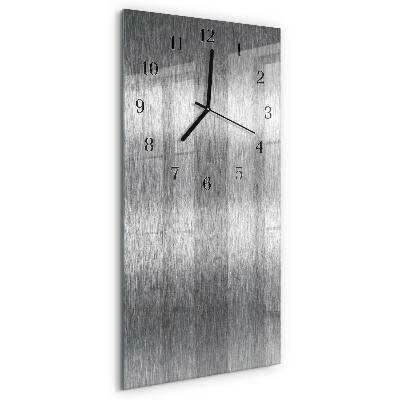Vertical wall clock Steel