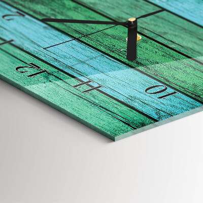 Modern vertical wall clock Wood