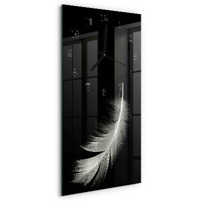 Vertical rectangular wall clock Pen