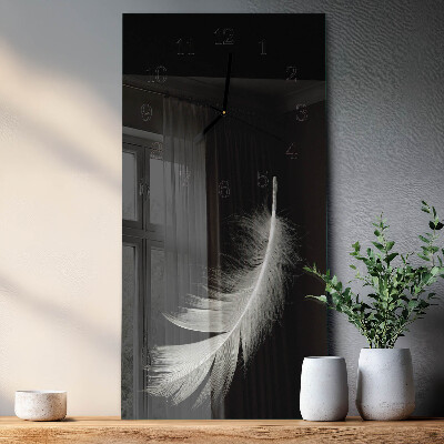 Vertical rectangular wall clock Pen