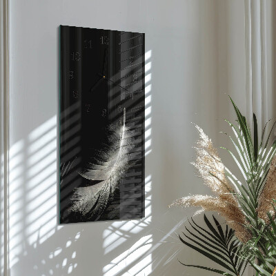 Vertical rectangular wall clock Pen