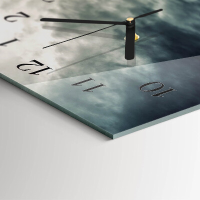 Vertical wall clock Łódź