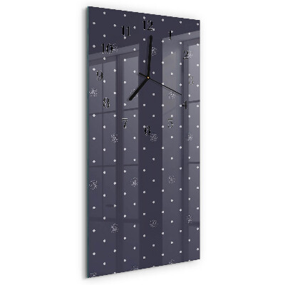 Vertical rectangular wall clock Pattern
