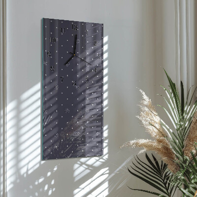 Vertical rectangular wall clock Pattern