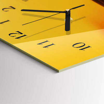 Vertical rectangular wall clock Abstraction